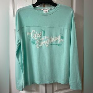 Disney parks sweatshirt.